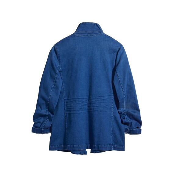 Frank & Eileen Belfast English Peacoat in 1977 Medium Wash - Picture 6 of 9